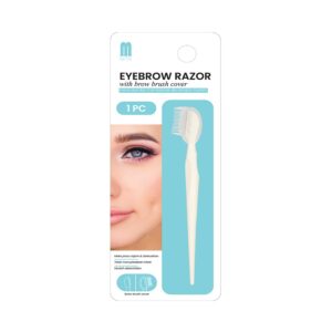 MITA Razor  Eyebrow Razor + Brow Comb 1pcs Rp 9,900Rp 6,930